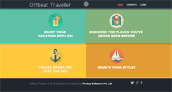 Desktop Screenshot of offbeattraveller.com